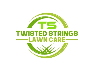 Twisted Strings Lawn Care logo design by aryamaity