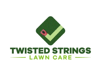 Twisted Strings Lawn Care logo design concepts #12