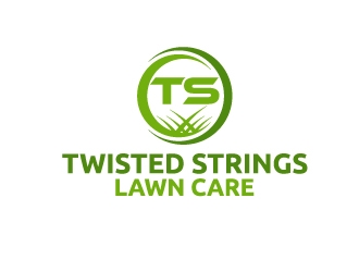 Twisted Strings Lawn Care logo design by aryamaity
