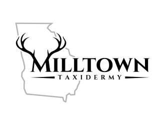 Milltown Taxidermy logo design by mutafailan
