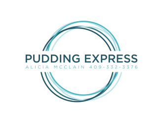 Pudding Express  logo design by p0peye