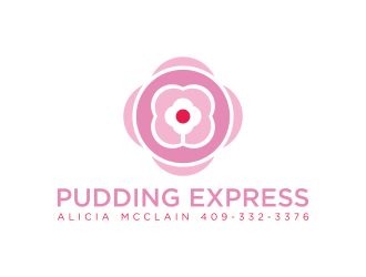 Pudding Express  logo design by p0peye