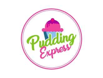 Pudding Express  logo design by aryamaity