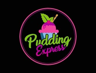 Pudding Express  logo design by aryamaity