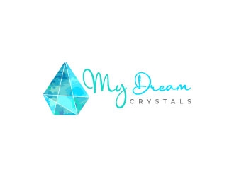 My Dream Crystals logo design by pixalrahul