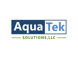AquaTek Solutions, LLC logo design by Girly