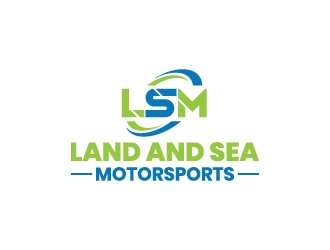 land and sea motorsports logo design by aryamaity