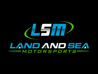 land and sea motorsports logo design by ingepro
