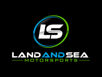 land and sea motorsports logo design by ingepro