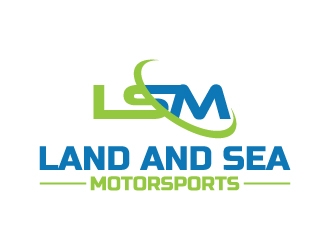 land and sea motorsports logo design by aryamaity