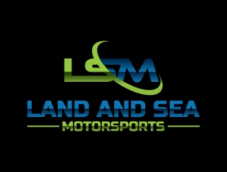 land and sea motorsports logo design by aryamaity