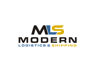 MODERN LOGISTICS & SHIPPING logo design by bricton