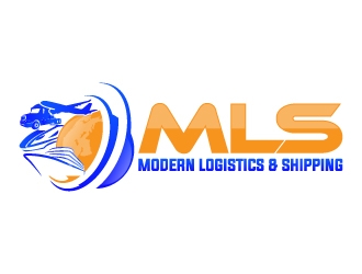 MODERN LOGISTICS & SHIPPING logo design concepts #9