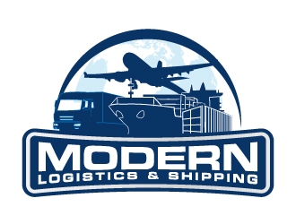 MODERN LOGISTICS & SHIPPING logo design by karjen