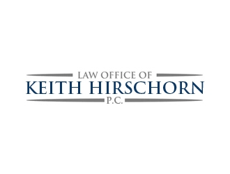 Law Offices of Keith Hirschorn, P.C. logo design by gilkkj