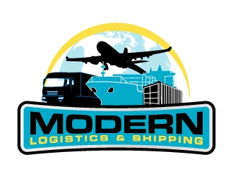 MODERN LOGISTICS & SHIPPING logo design concepts #2