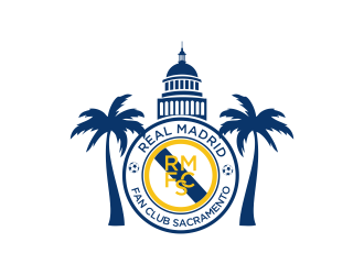 Real Madrid Fan Club Sacramento logo design by oke2angconcept