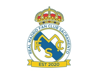 Real Madrid Fan Club Sacramento logo design by rizuki
