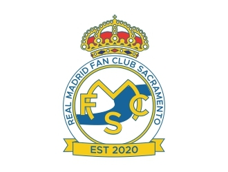 Real Madrid Fan Club Sacramento logo design by rizuki
