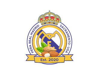 Real Madrid Fan Club Sacramento logo design by Kindo