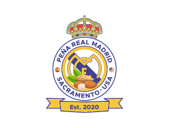 Real Madrid Fan Club Sacramento logo design by Kindo