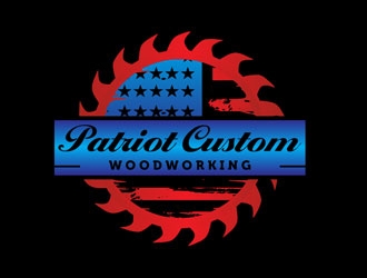 Patriot Custom Woodworking  logo design by creativemind01