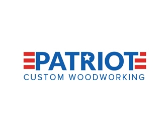 Patriot Custom Woodworking  logo design by nikkl