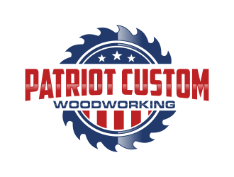 Patriot Custom Woodworking  logo design by qqdesigns