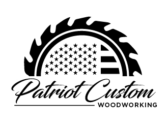 Patriot Custom Woodworking  logo design by cybil