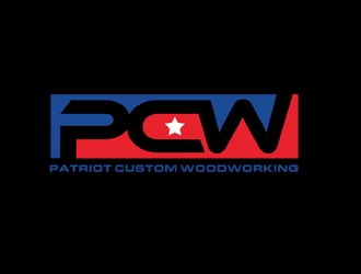 Patriot Custom Woodworking  logo design by gilkkj