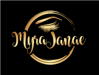 Myra Janae  logo design by Girly