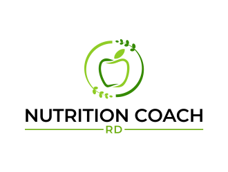 Nutrition Coach RD logo design by mutafailan