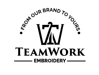 TeamWork Embroidery logo design concepts #8