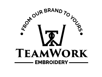 TeamWork Embroidery logo design concepts #11