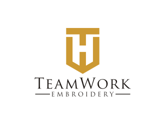 TeamWork Embroidery logo design concepts #13