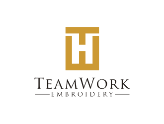 TeamWork Embroidery logo design concepts #14