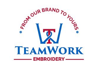 TeamWork Embroidery logo design concepts #27
