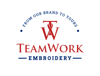 TeamWork Embroidery logo design concepts #29
