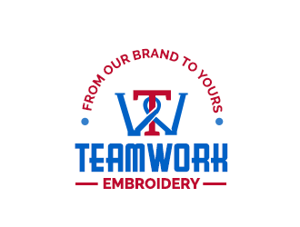 TeamWork Embroidery logo design concepts #30