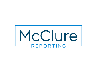 McClure Reporting logo design by BrainStorming