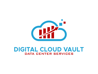 Digital Cloud Vault logo design by done