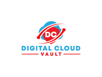 Digital Cloud Vault logo design by aryamaity