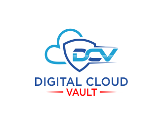 Digital Cloud Vault logo design by qqdesigns