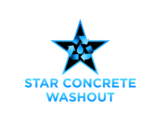 Star Concrete Washout logo design concepts #3