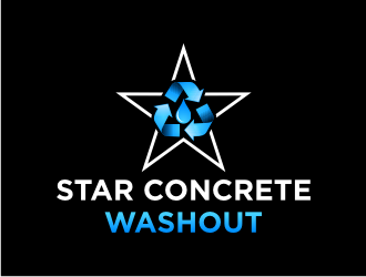 Star Concrete Washout logo design concepts #4