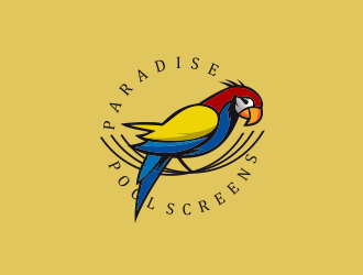 Paradise Pool Screens logo design by haidar