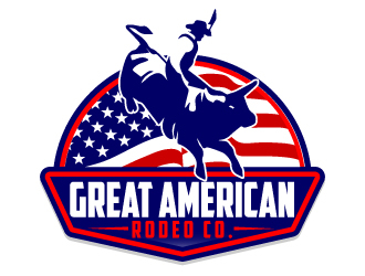 GREAT AMERICAN RODEO CO. logo design by AamirKhan
