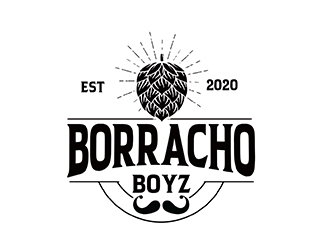 Borracho Boyz logo design by PrimalGraphics