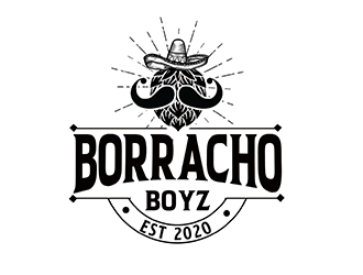Borracho Boyz logo design by PrimalGraphics
