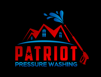 Patriot Pressure Washing logo design by Gwerth